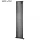 Towelrads Dorney Vertical Radiator - Anthracite