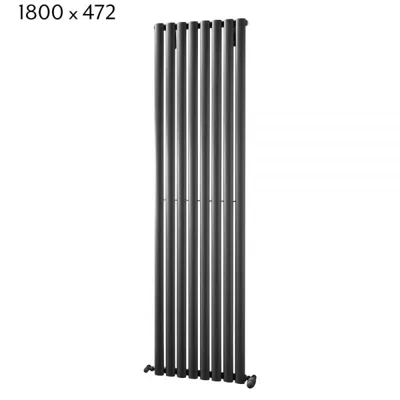 Towelrads Dorney Vertical Radiator - Anthracite