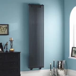 Towelrads Oxfordshire Vertical Radiator - Gun Metal