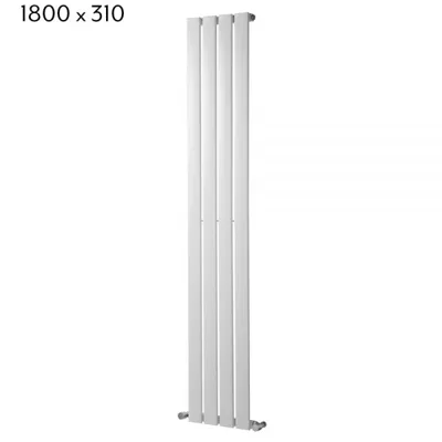 Towelrads Merlo Single Vertical Radiator - Anthracite