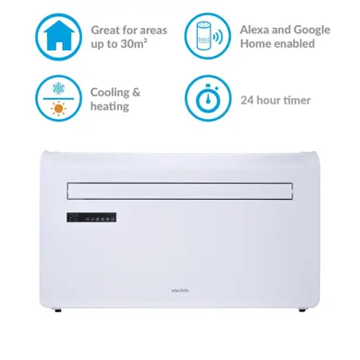 electriQ iQool-Smart 12HP Wall Mounted Air Conditioner and Heat Pump 230v