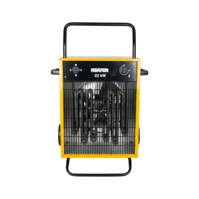 Dania 22kW Portable Electric Fan Heater with Trolley - 3 Phase