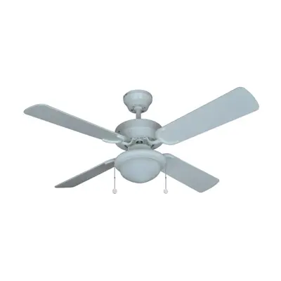 Global Ceiling Fans Moreno White Reversible Ceiling Fan