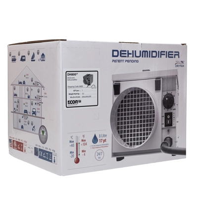 Ecor Pro DH800+ Desiccant Dehumidifier - 220v