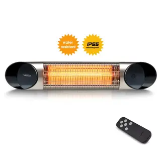 Veito Blade Mini Silver 1.2kW IP55 Infrared Heater