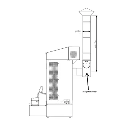 ZM135T Multi-Fuel Waste Oil Cabinet Heater