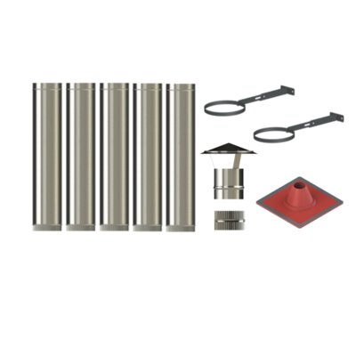 ZM002FLKIT Advanced Flue Kit for Heater Models ZM130, ZM135T & ZM150