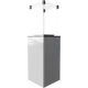 Kratki Real Flame Patio Heater - White Glass Base Panels - Manual