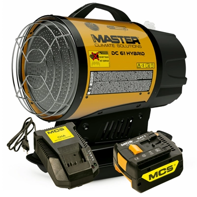 Master DC 61 Infrared Heater Oil Fired Heater - Dual Voltage/Battery