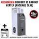 Arcotherm Confort 35 Cabinet Heater (Package Deal)