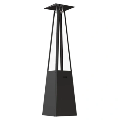 Woodford Umbrella Pyramid Gas Patio Heater - Black