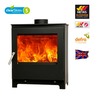 Woodford 5 Wide Eco Design Ready Stove