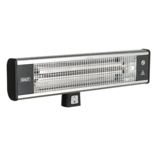 Sealey IWMH1809R Wall Mounted Outdoor Carbon Fibre Infrared Heater 230v