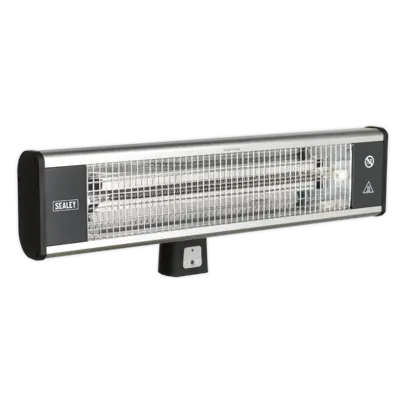 Sealey IWMH1809R Wall Mounted Outdoor Carbon Fibre Infrared Heater 230v