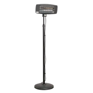 Sealey IFSH2003 Infrared Quartz Patio Heater with Telescopic Stand 230v