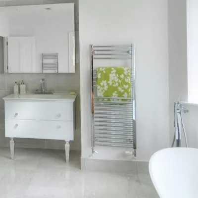 Towelrads Pisa Straight Towel Rail - Chrome