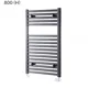 Towelrads Pisa Straight Towel Rail - Anthracite