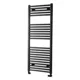 Towelrads Pisa Straight Towel Rail - Black