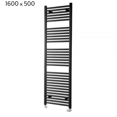 Towelrads Pisa Straight Towel Rail - Black