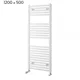 Towelrads Pisa Straight Towel Rail - White