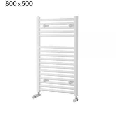 Towelrads Pisa Straight Towel Rail - White