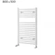 Towelrads Pisa Straight Towel Rail - White