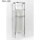 Towelrads Hampshire Towel Radiator - Chrome & White