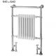 Towelrads Portchester Towel Radiator - Chrome & White